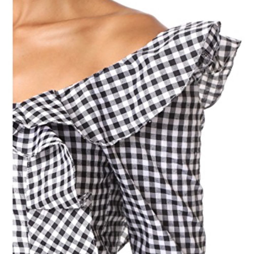 MLM LABEL River Ruffle One Shoulder Top - Picture 4 of 4